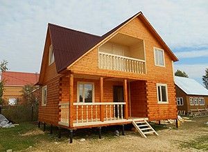строительство домов из профилированного бруса в г. москва